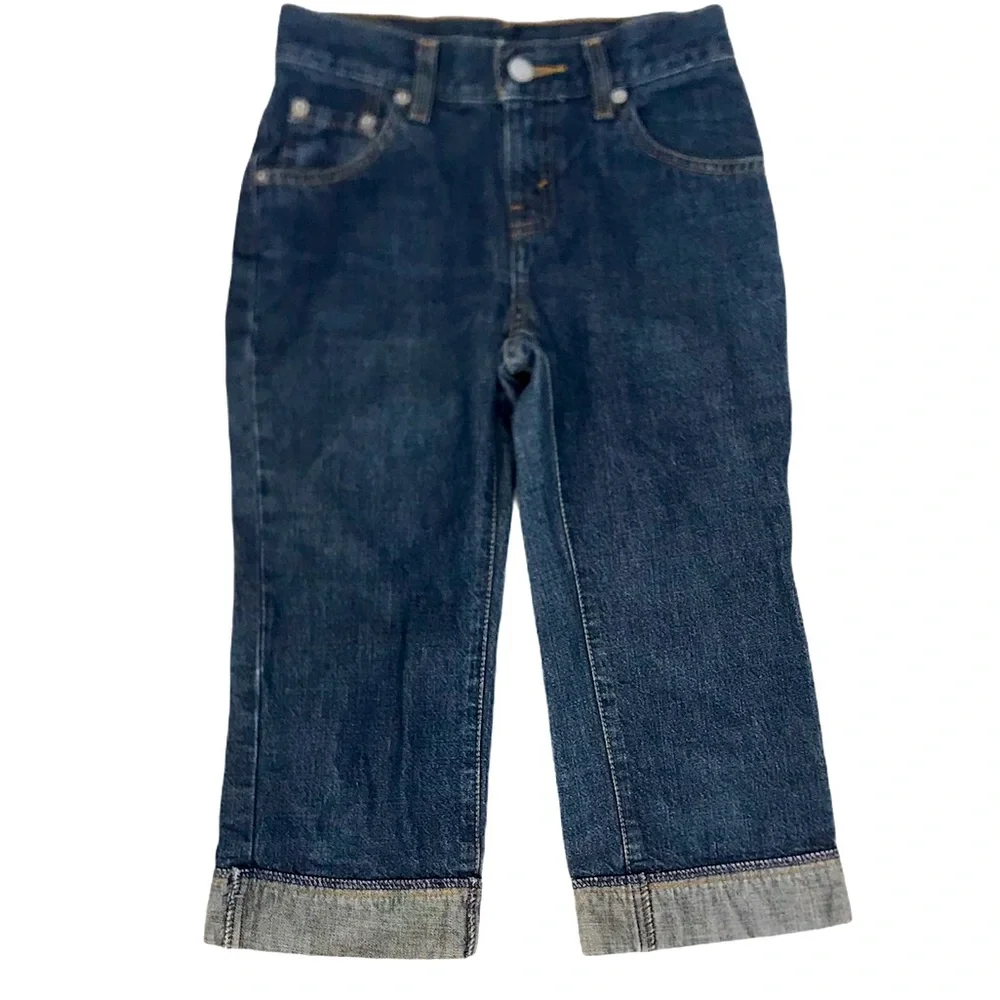 Levi’s kids size 8 Cuffed Blue Jeans